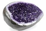 Sparkly Deep-Purple Amethyst Geode - Uruguay #357212-1